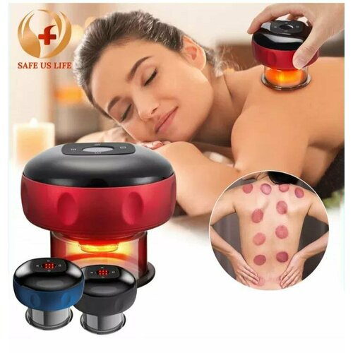 Вакуумный массажер Intelligent Breathing Cupping Massage, электрический лимфодренажный массажер
