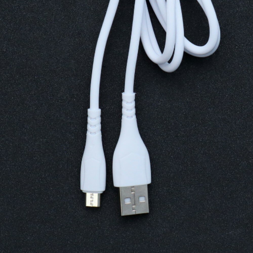 Кабель Borofone BX37 Wieldy USB - microUSB, 1.0м, цвет белый