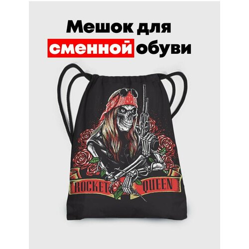 Мешок - сумка для обуви Guns N' Roses - Ганз Роуз мешок для сменной обуви guns n roses 8
