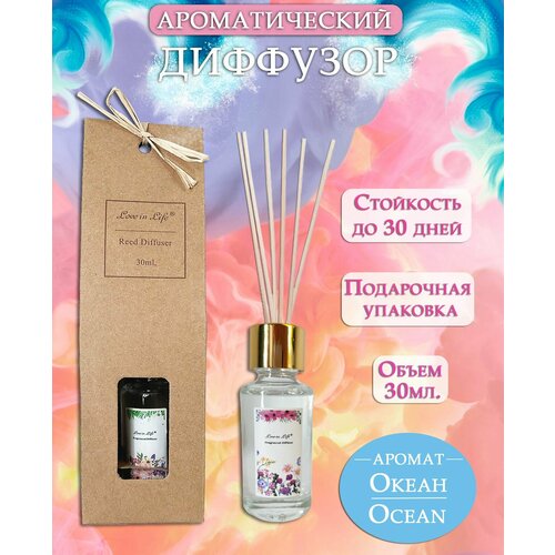 Диффузор ароматический для дома аромат Океан Ocean 30 мл AM-36 325₽