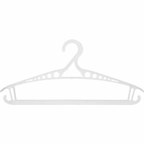 Плечики размер 48-50 425x188x32 см полипропилен цвет белый 449₽