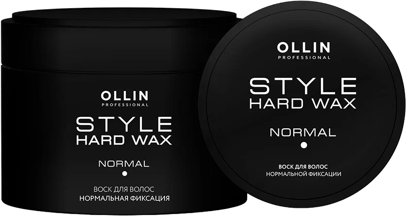 OLLIN Professional Воск Style Hard Wax Normal, слабая фиксация, 75 мл, 50 г