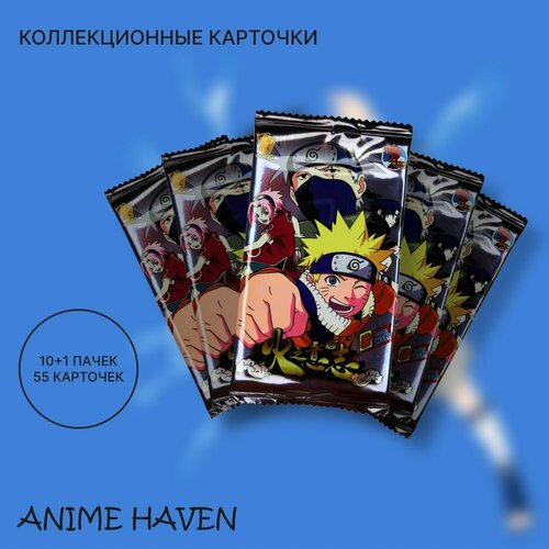 коллекционные карты аниме наруто naruto 3 пака 15 карт Коллекционные карточки аниме Наруто/ Naruto
