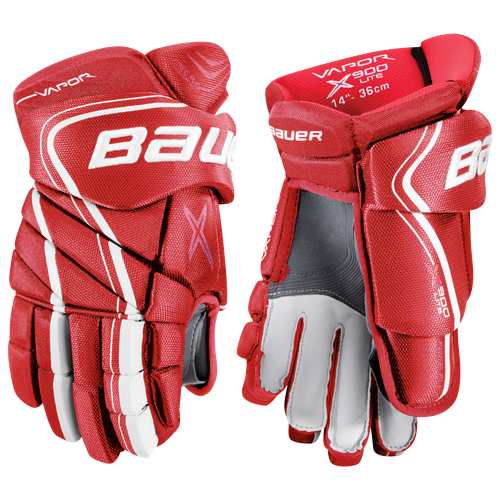 Перчатки BAUER VAPOR X900 LITE, SR, RED 15 перчатки игрока муж bauer vapor haperlate sr bk wh 14
