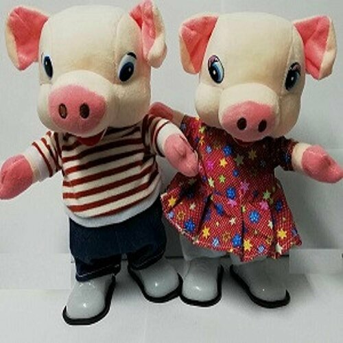 Свинка музыкальная 18 мелодий из Мультиков (русская озвучка)