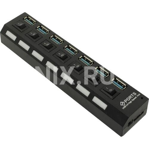Концентратор USB 3.0 Smartbuy SBHA-7307-B