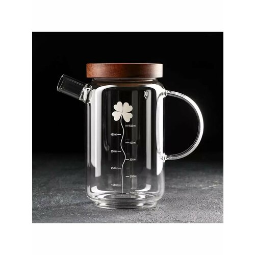 Графин с крышкой Эко Флора 650 мл 9х16 см 1655₽