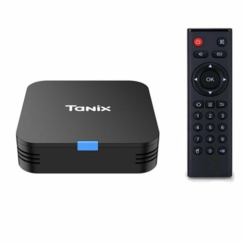 Смарт ТВ приставка Tanix TX1 18GB Allwinner H313 Android 100 Wi-Fi 24GHz Smart TV Box 4K UHD Андроид ТВ бокс Медиаплеер 2290₽