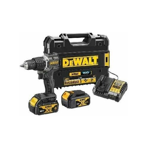 Аккумуляторный бесщеточный ударный гайковерт DEWALT 18 В DCD100YM2T 42890₽