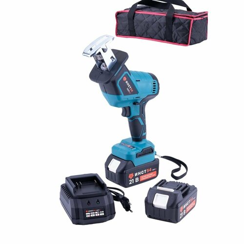 Аккумуляторная мини-сабельная пила 21В 2АКБ 30Ач сумка ИНСТ54 INMSP21V3A-2-s 9000₽