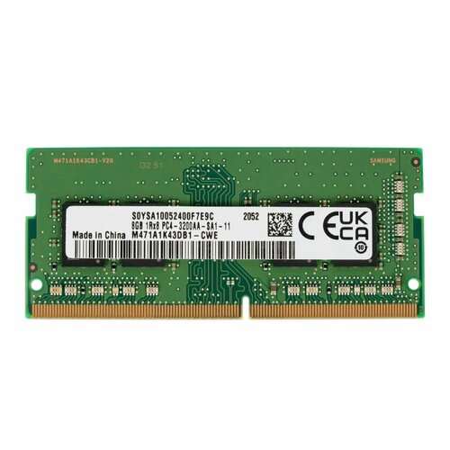 Оперативная память DDR4 SODIMM 8Gb 3200MHz M471A1K43DB1-CWE 270000₽