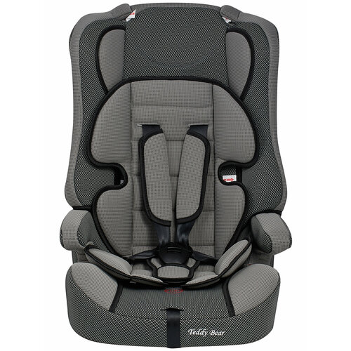 Автокресло группа 1/2/3 9-36 кг Teddy Bear 513 RF GREY DOT+BLACK DOT