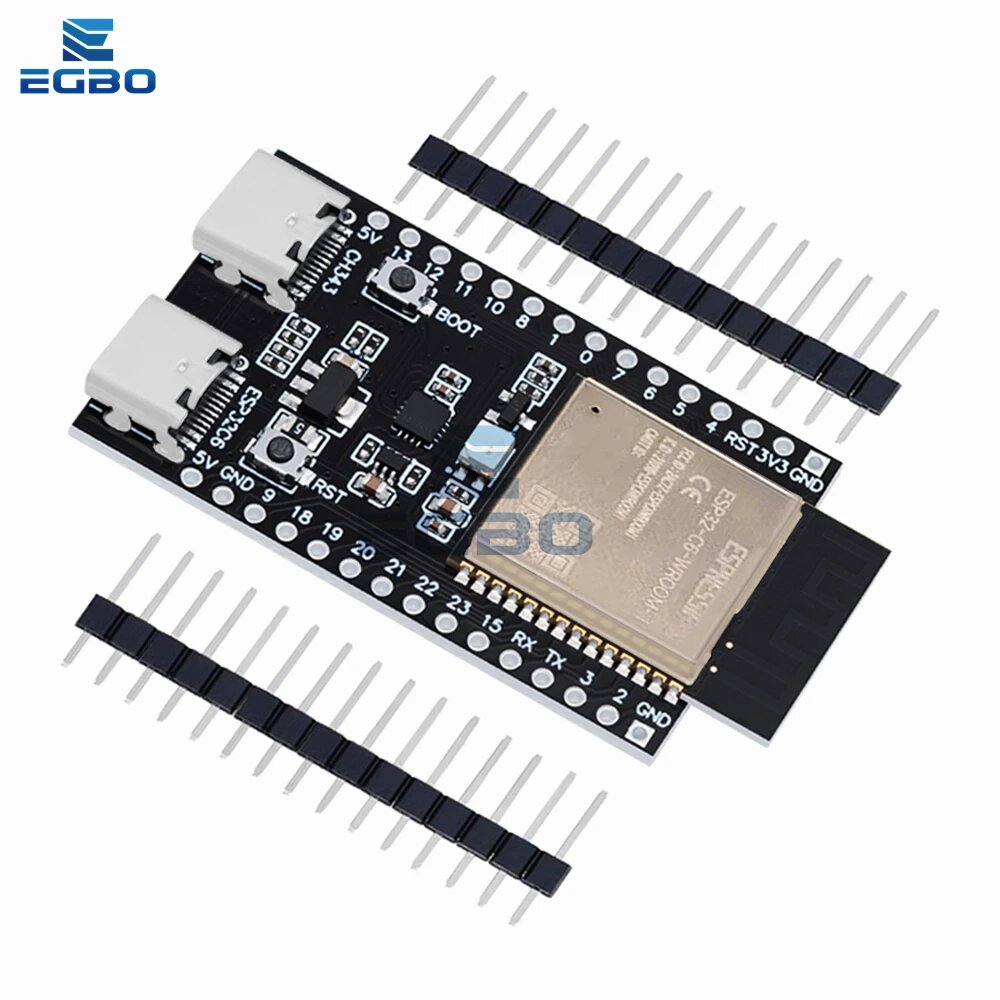Двухдиапазонный Wi-Fi модуль EGBO ESP32 ESP32-C6 Wi-Fi + Bluetooth, 4PCS ESP32-C6-N4 — фото 1