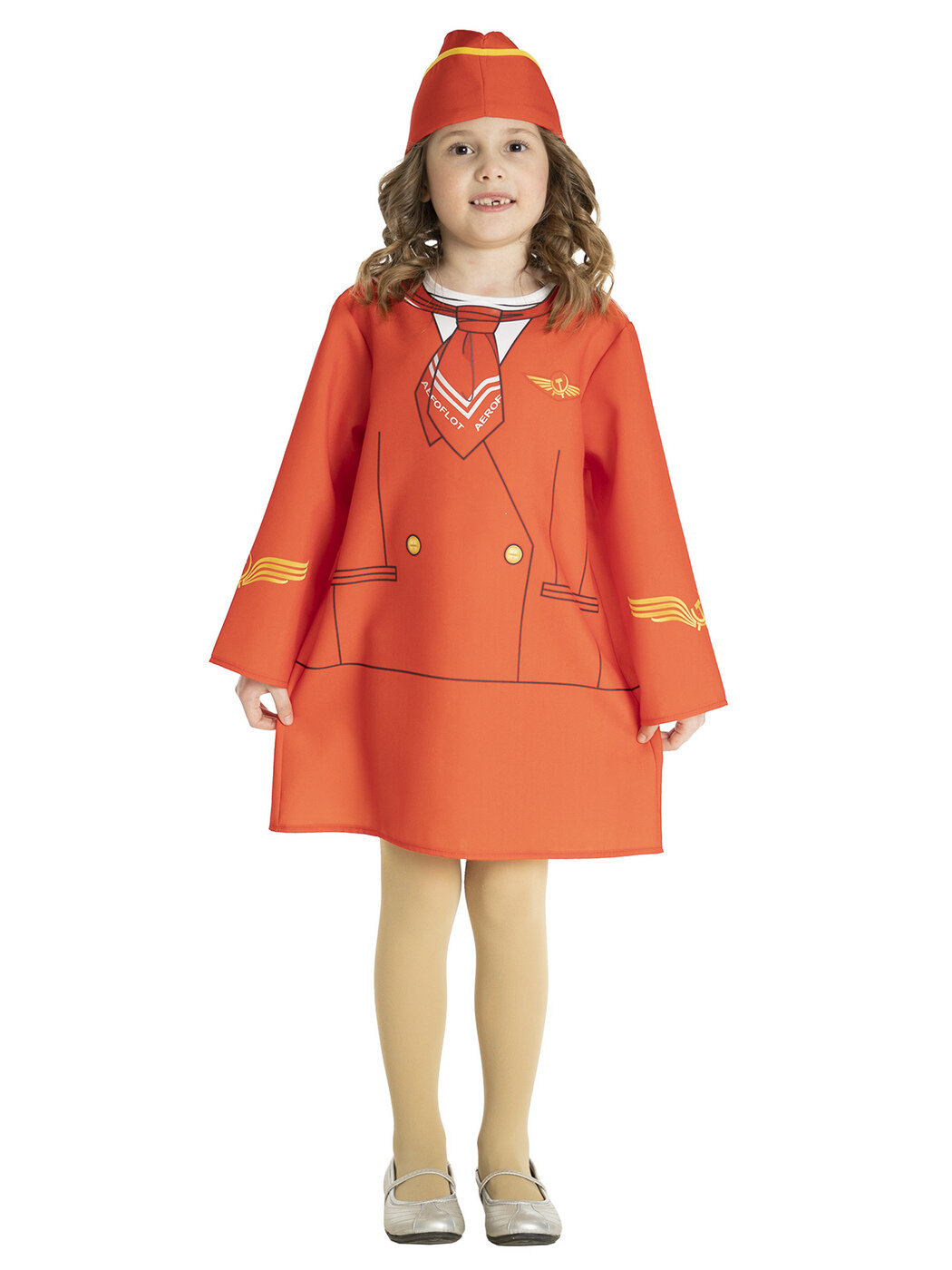 Детский карнавальный костюм Стюардесса на рост 116-122 (размер 30) — фото 1