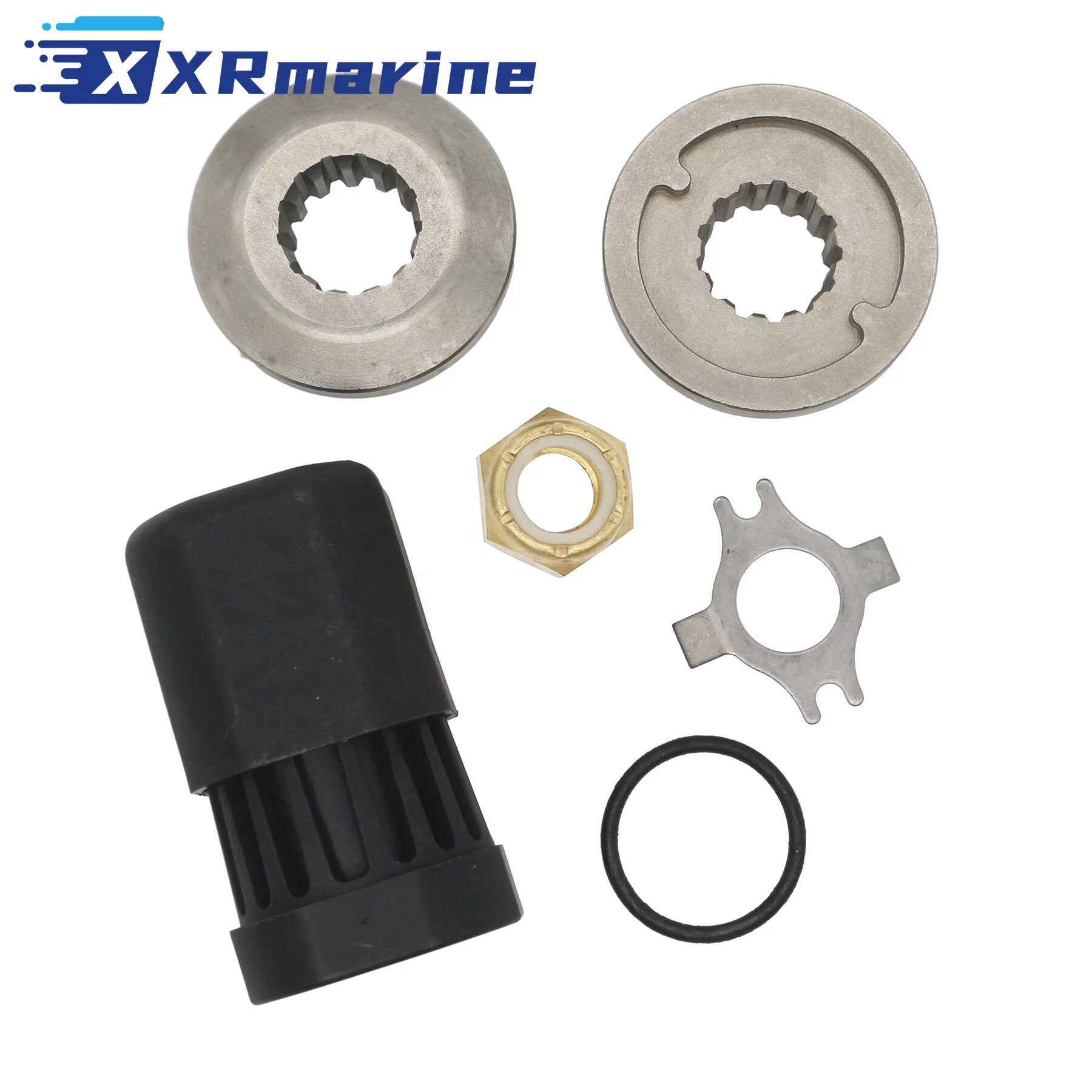 Mercury Marine Quicksilver Flo-Torq Рефлекторная ступица, комплект из 4 предметов, Черный