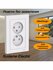 2шт. - Розетка ATLASDESIGN двойная без заземления со шторками 16А в сборе белый ...