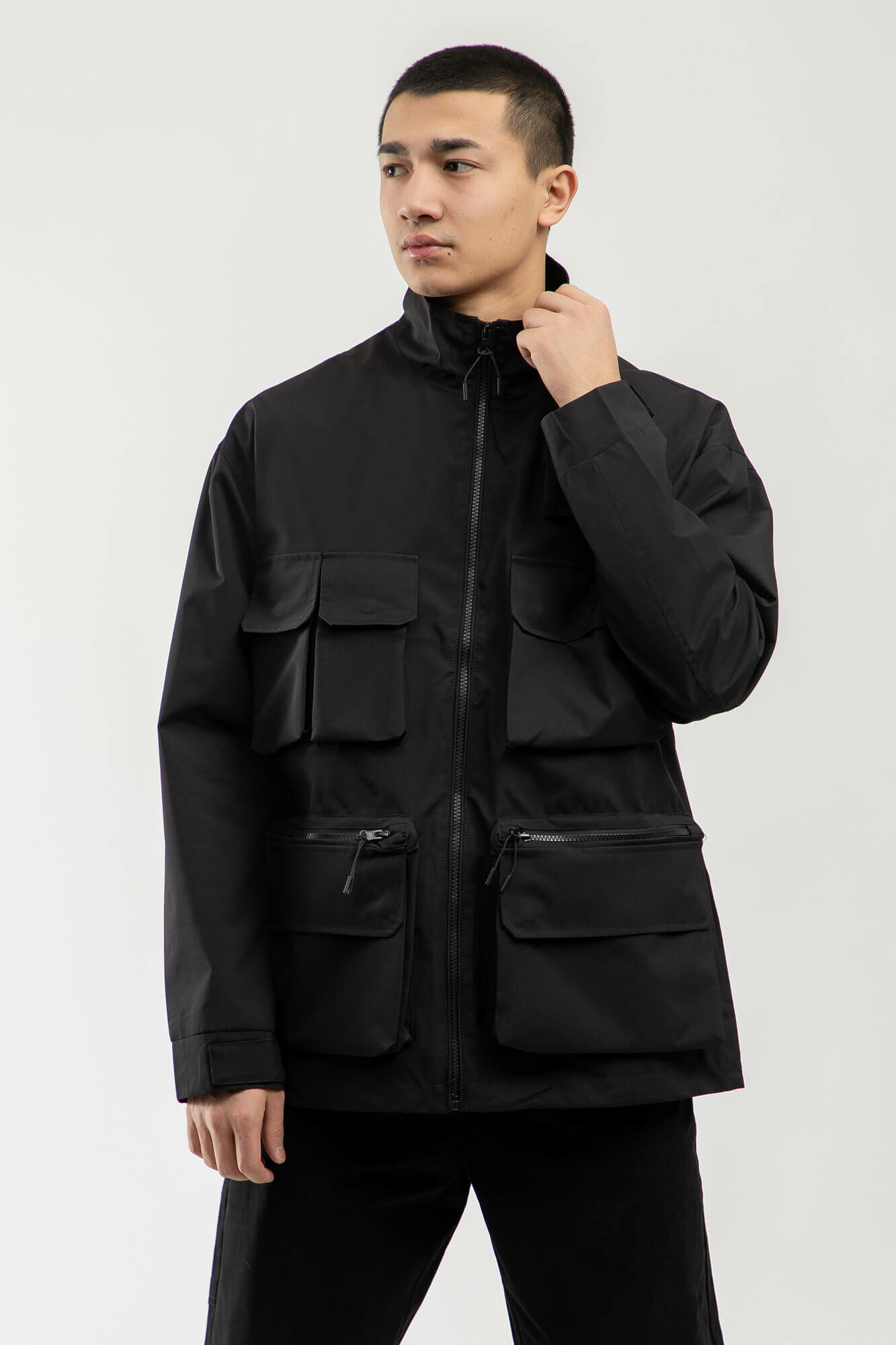 Ветровка TERRA PRO, размер M, black
