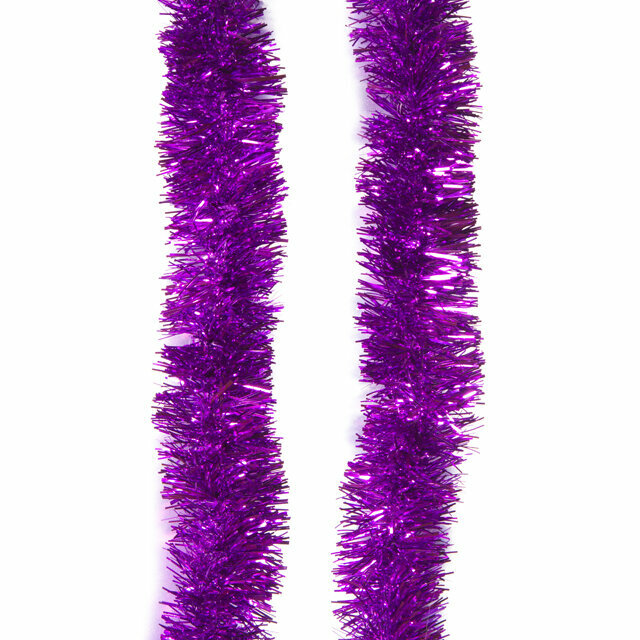 Мишура Праздничная 2 м*50 мм сиреневая