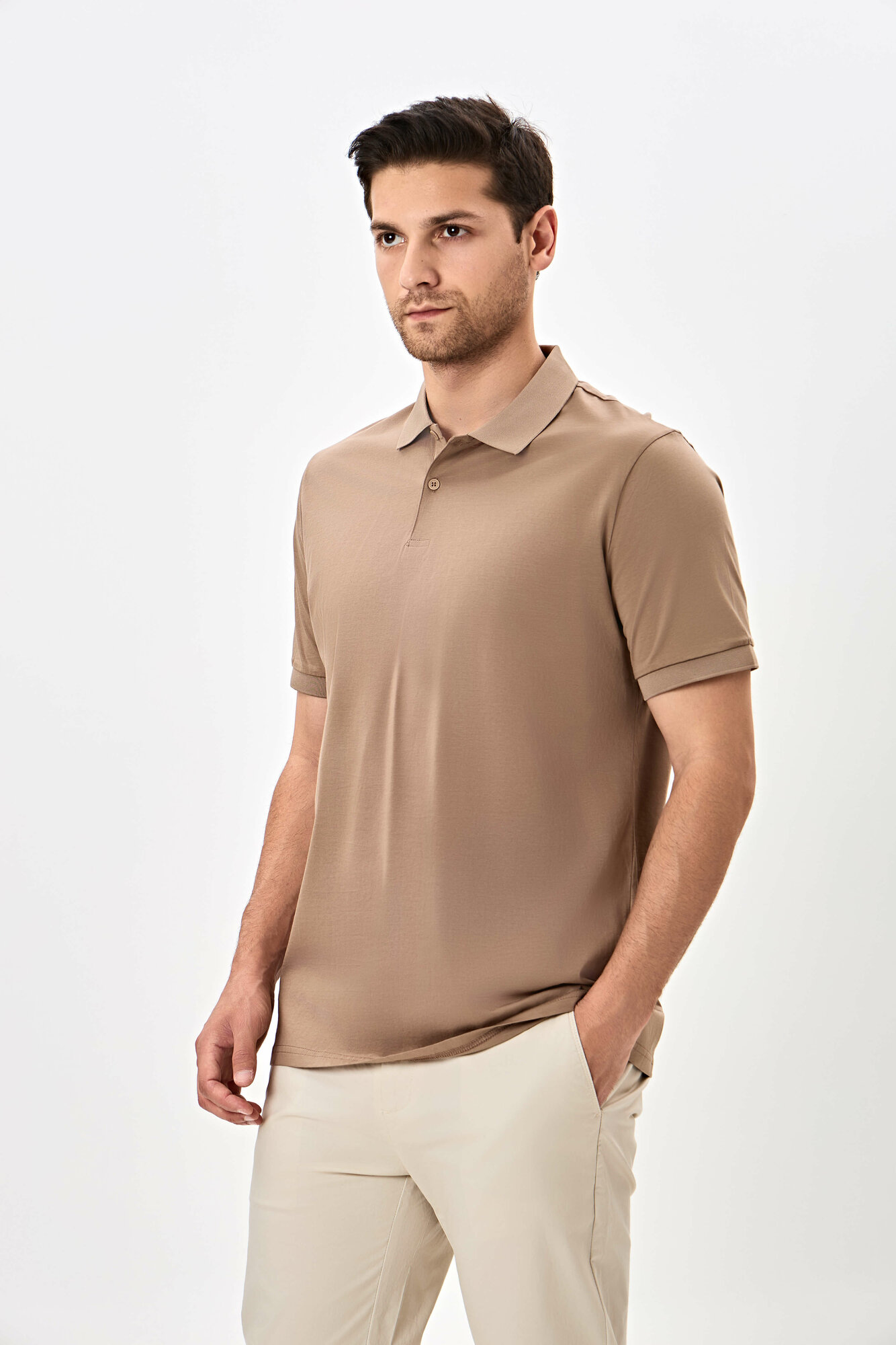 Поло спортивное TERRA PRO, 1 шт., размер S, beige — фото 1