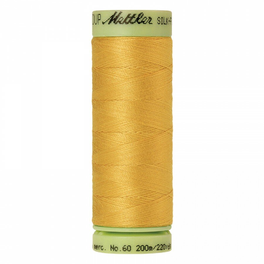 Нить для машинного квилтинга SILK-FINISH COTTON 60, 200 м 0892 Star Gold