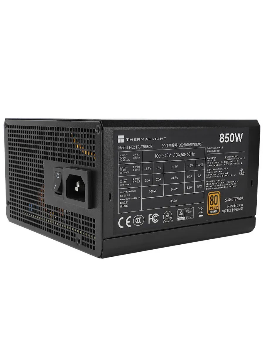 Блок питания компьютера TR-TB850S 80PLUS PCIE5.0 — фото 1