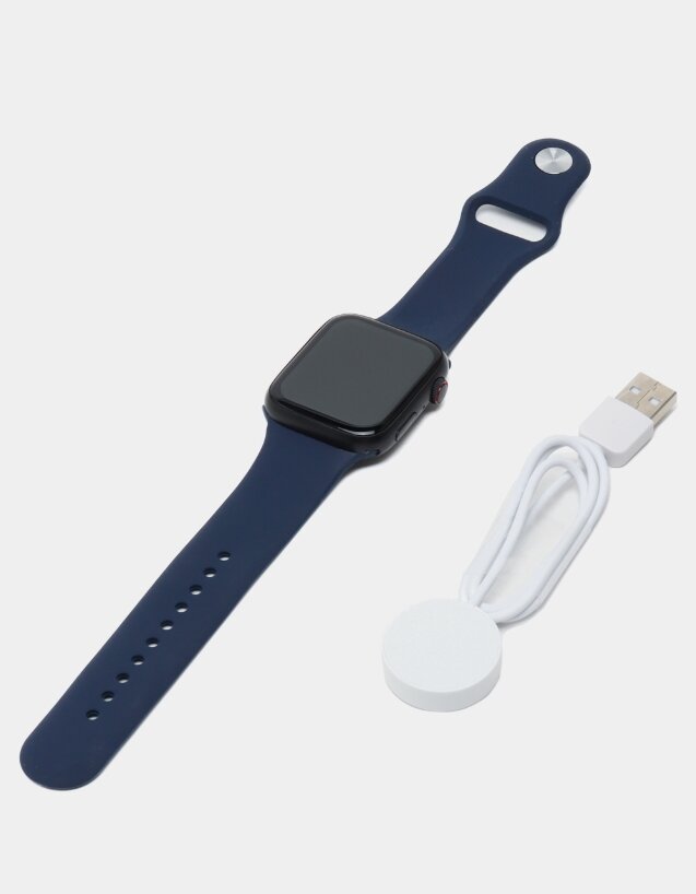 Cмарт часы X9 MAX NFC черные Bluetooth 5.0 беспроводная зарядка — фото 1