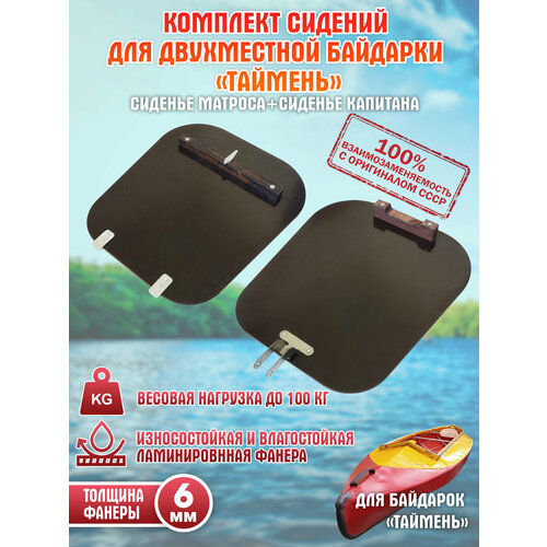 Комплект сидений для двухместной байдарки «Таймень»