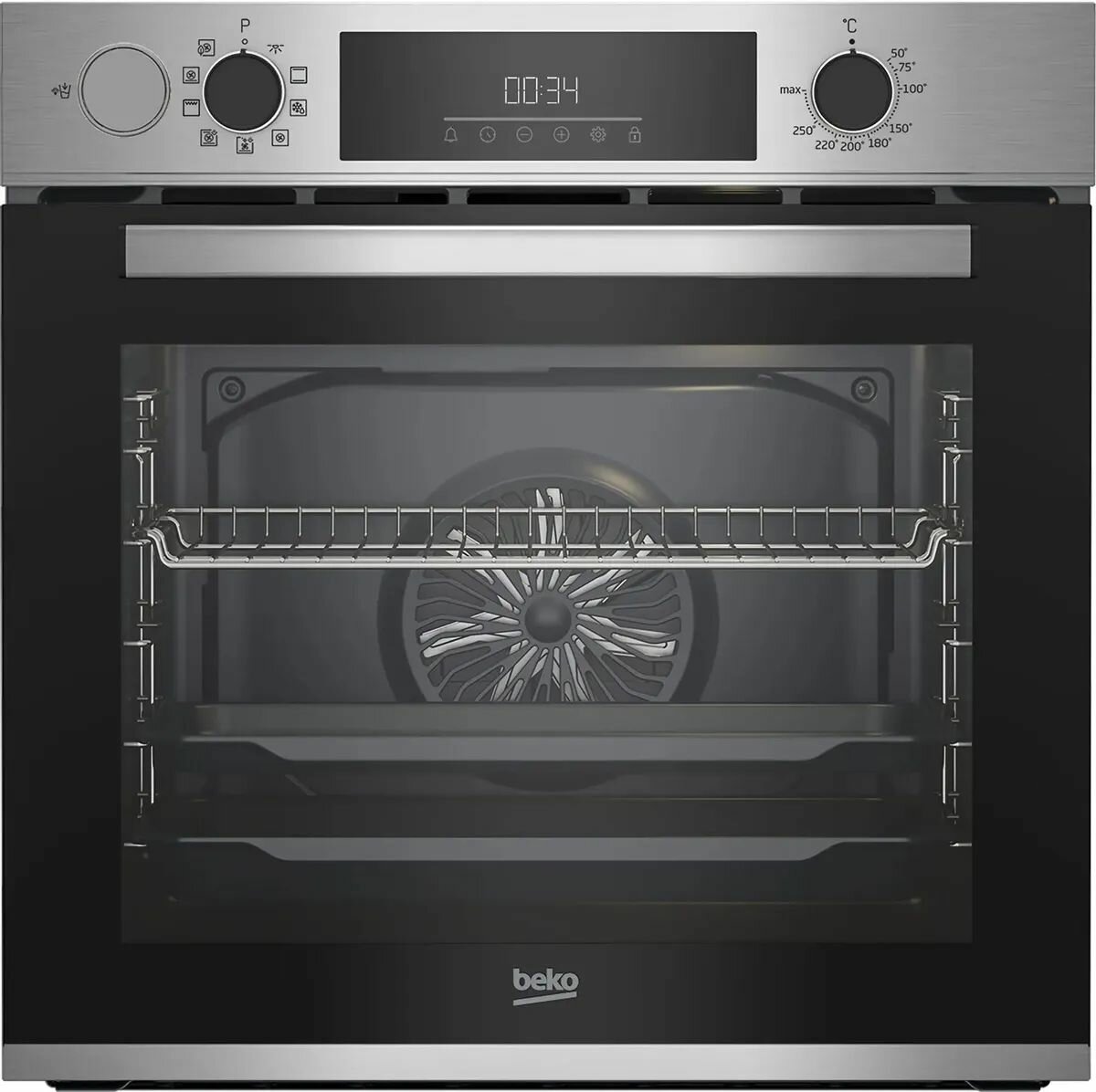 Духовой шкаф Beko BBIS12300XDE, встраиваемый, 72 л, серебристый