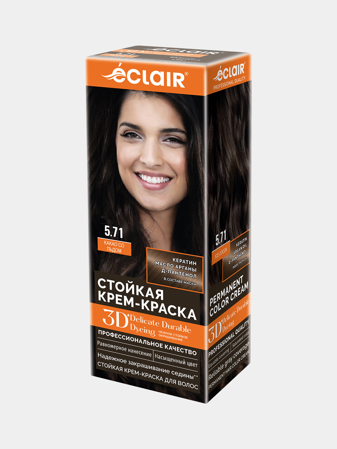 Крем-краска Eclair "Какао со Льдом", для стойкого окрашивания