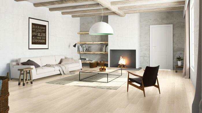 Ламинат Quick-Step Impressive Доска белого дуба лакированная IM3105 — фото 1