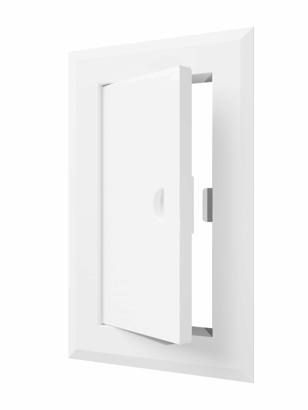 Ревизионный люк EVECS ЛТ1020М настенный санитарный магнитный механизм запирания белый