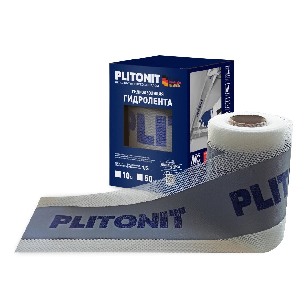Лента гидроизоляционная PLITONIT Гидролента 10 м