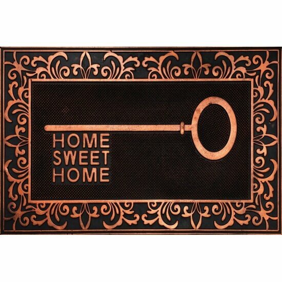 Коврик Blabar фактурный придверный 45x75см Color Premium Nyckel резиновый черный