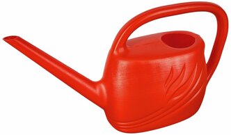 Лейка ИнструмАгро "Гардения", пластик, 2 л, с насадкой 180мм, розовая