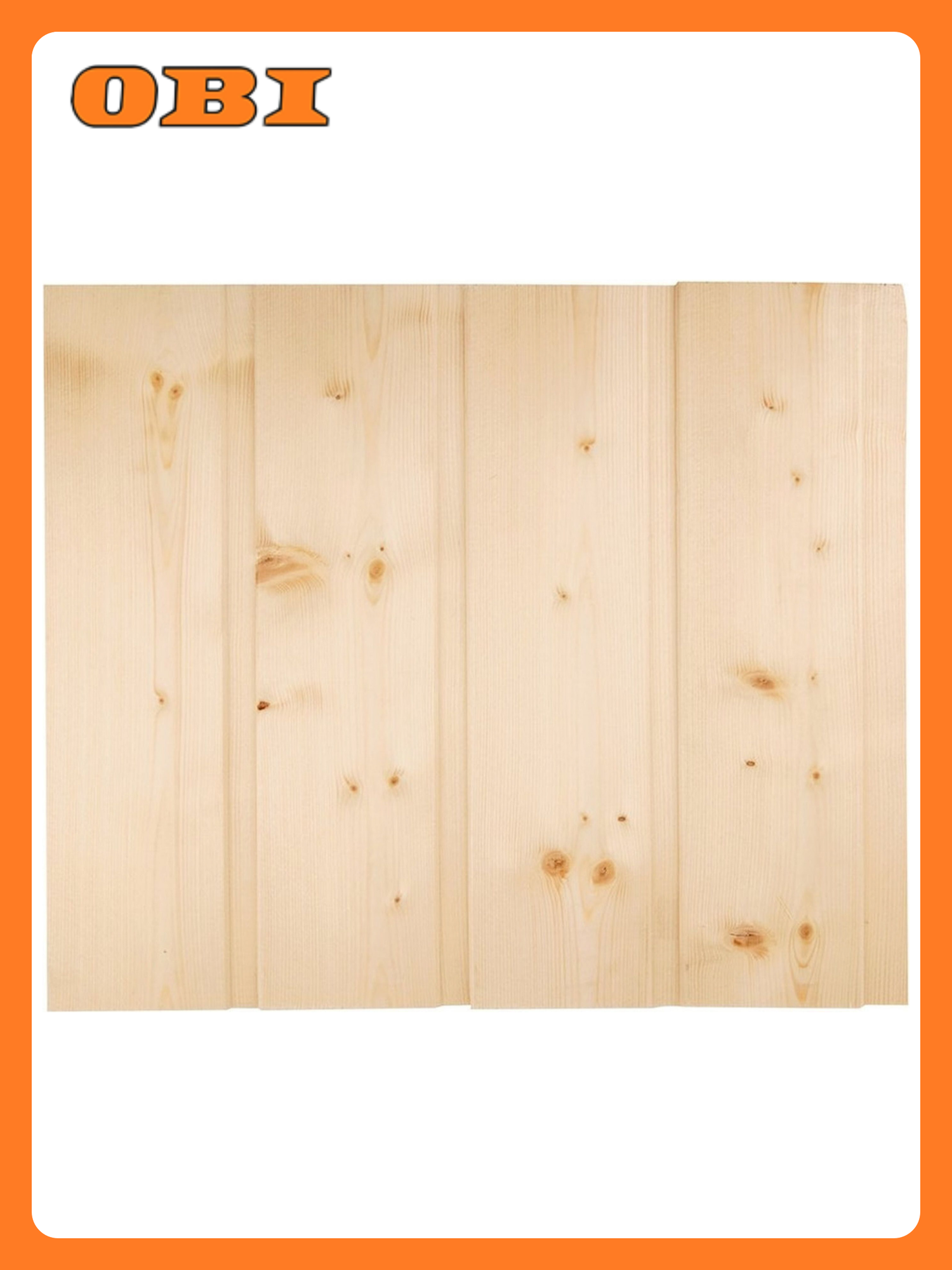 Вагонка строганная хвоя сорт АВ 2500х96х125 мм 24 кв. м