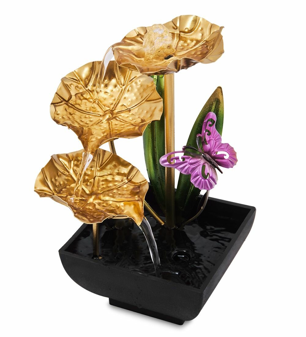 Настольный фонтан 'Золотая лилия' — фото 1