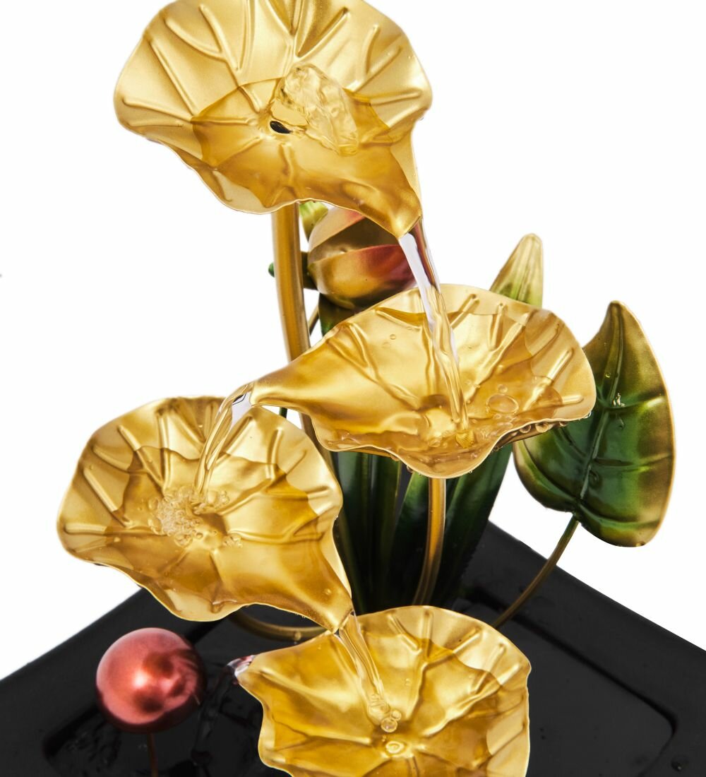Настольный фонтан 'Золотая лилия' — фото 1