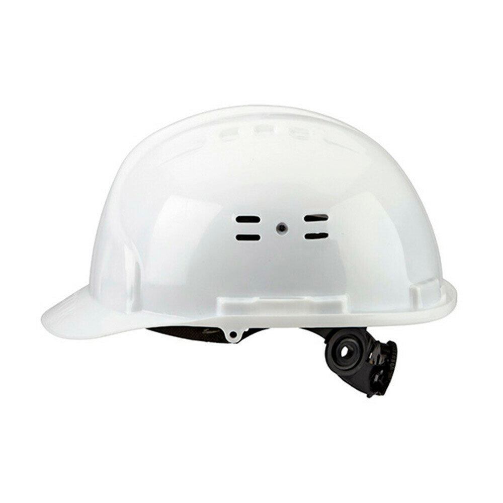 Каска защитная Исток Евро белая с храповиком КАС003Б