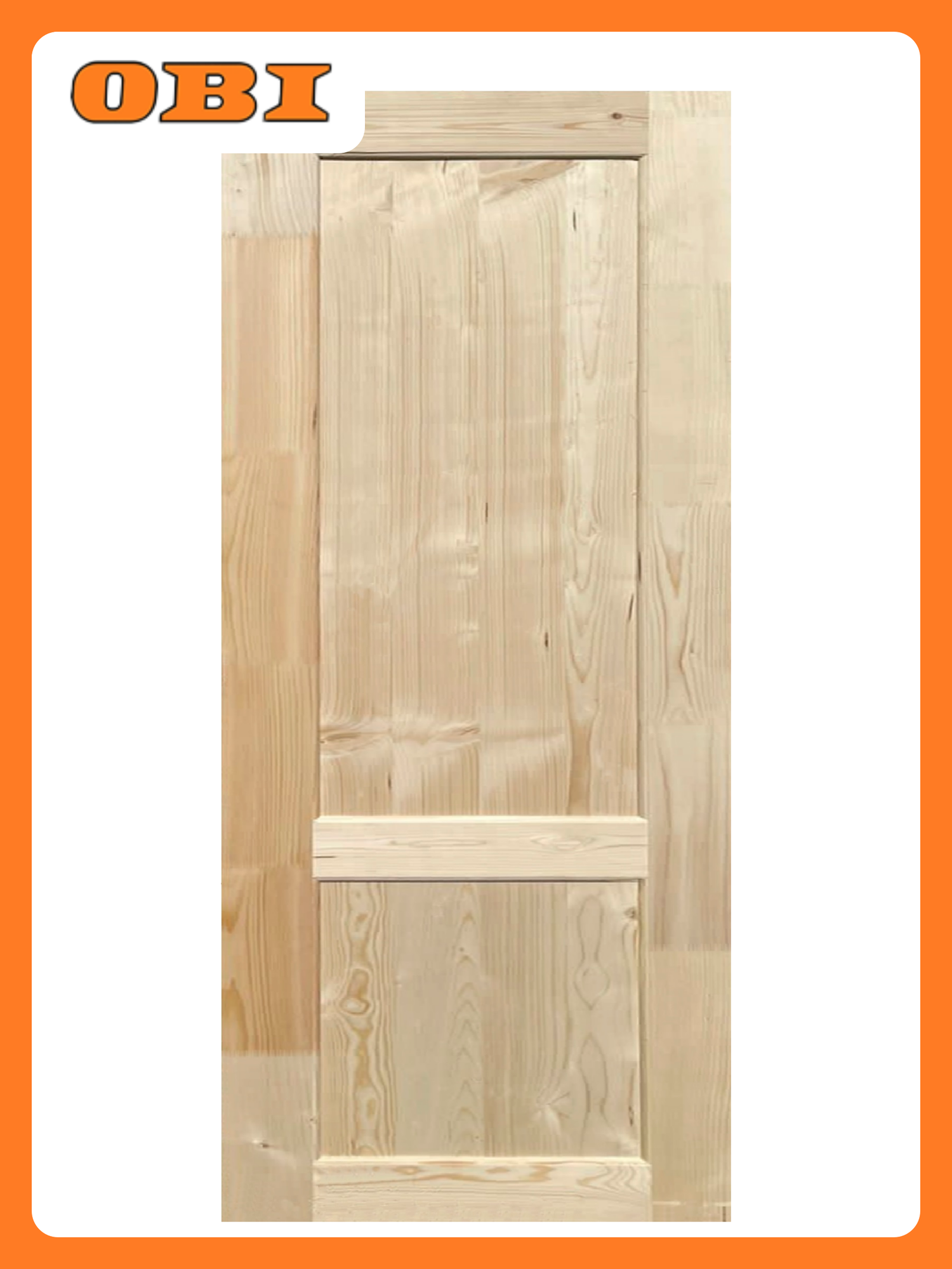 Дверное полотно Классика распашное глухое коричневое 2000x800 мм