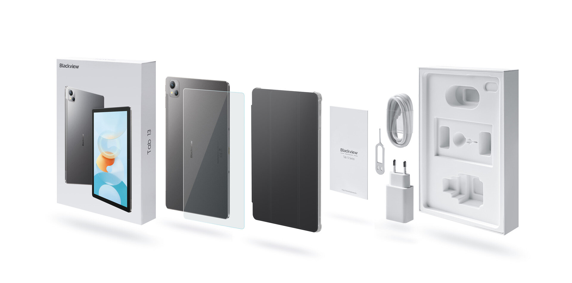 Планшет Blackview Tab 13, 10,1", WUXGA, 6GB, SSD128GB, WiFi, 4GLTE, серый