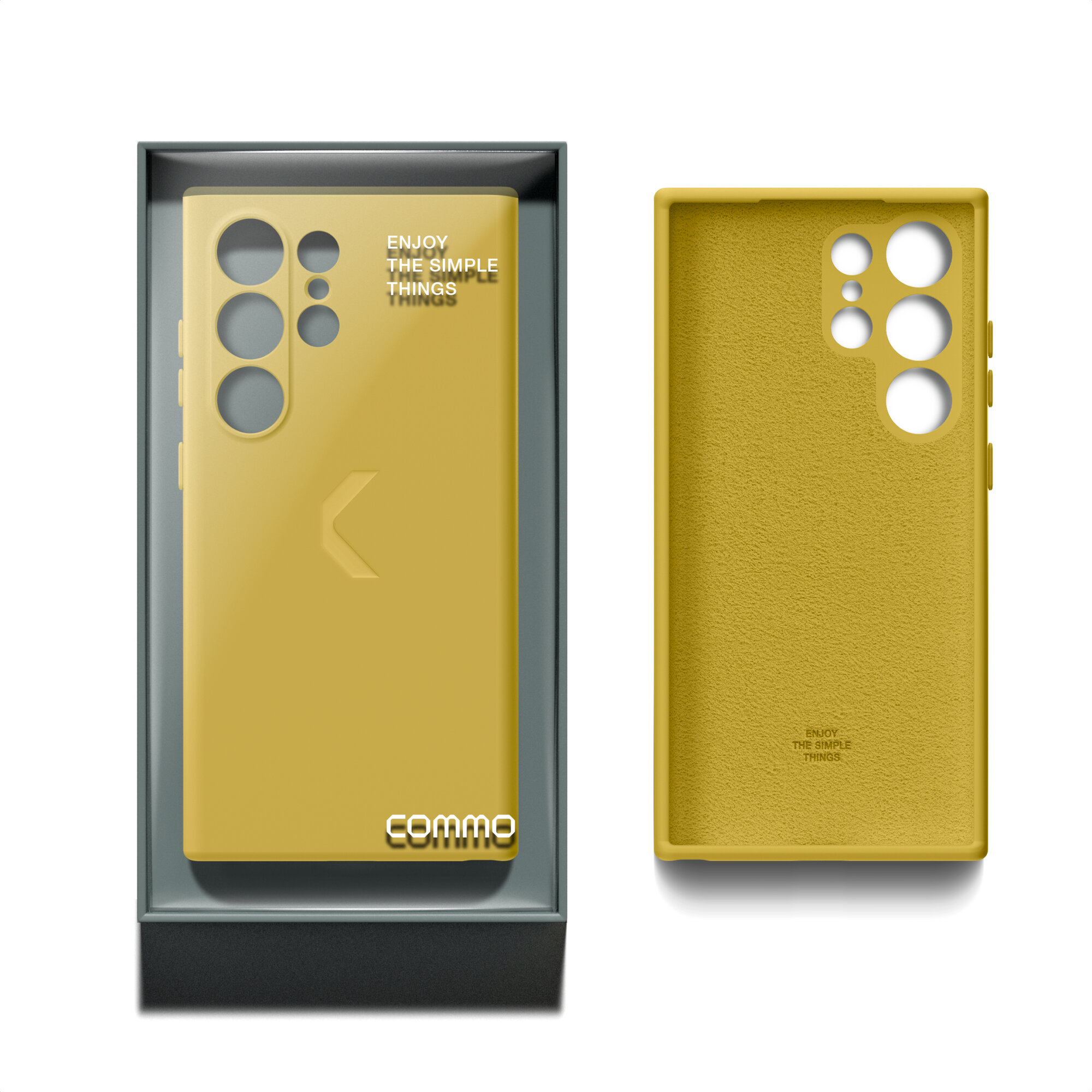 Силиконовый чехол COMMO Shield Case для Samsung Galaxy S24 Ultra, Commo Yellow