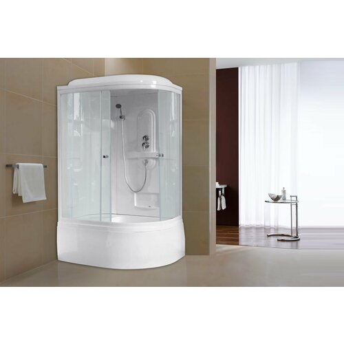 фото Душевая кабина rb 8120вk1-t левосторонняя (прозрачное) 120x80x217 royal bath