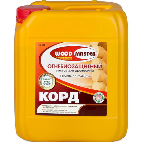 Огнебиозащита Woodmaster Корд 23кг 2-я Группа для Древесины / Вудмастер Корд.