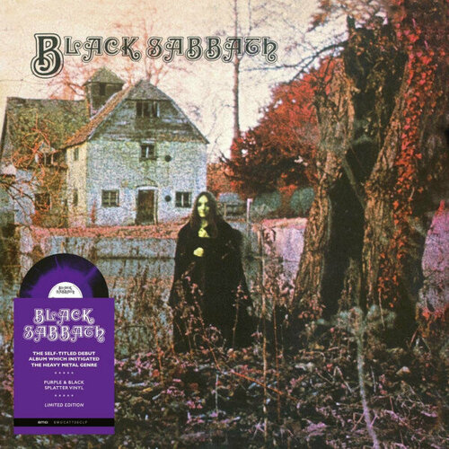 Black Sabbath - Black Sabbath/ Purple & Black Splatter Vinyl[LP/Gatefold][Limited Edition](Reissue 2022) black sabbath paranoia 1xlp purple lp