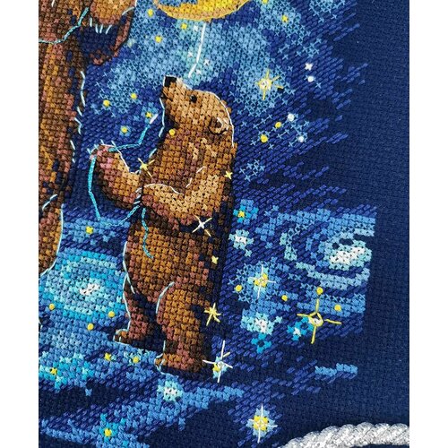 фото Набор для вышивания марья искусница - звездные медведи, 1 шт
