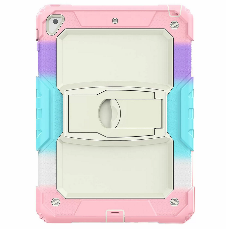 Противоударный чехол для iPad Mini 4/5, METROBAS Protective Case, радужный розовый