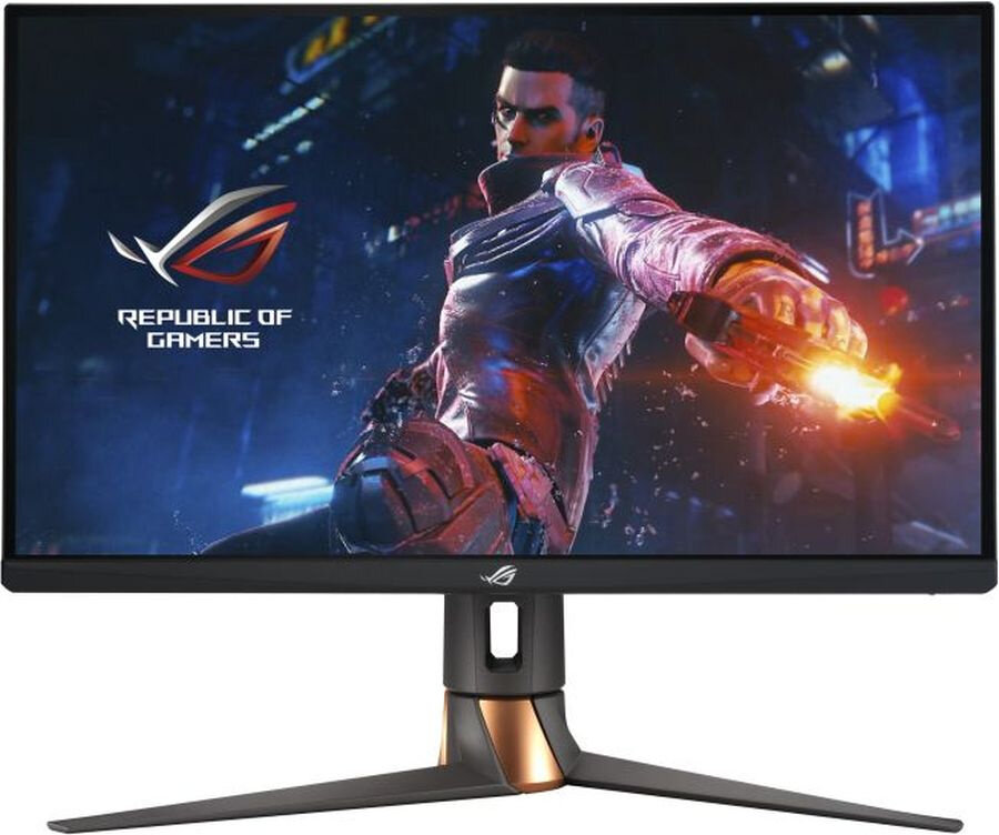 Монитор Asus 27" ROG Swift PG27UQR черный IPS LED 16:9 HDMI полуматовая HAS Piv 600cd 178гр/178гр 3840x2160 12