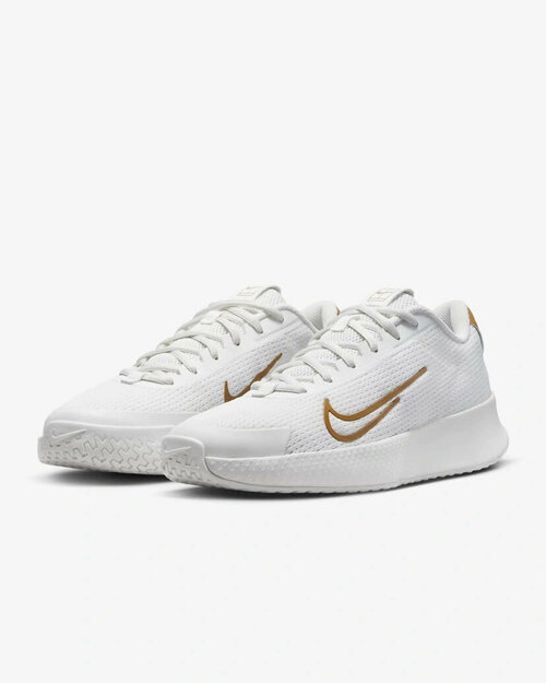 Кроссовки NIKE Court Vapor Lite 2, размер 40 EU, желтый, бежевый