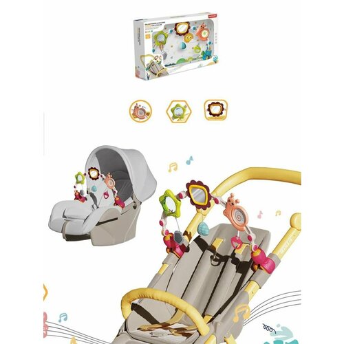 Дуга Улиточка зеркало погремушка 3 подвески 18818 2495₽