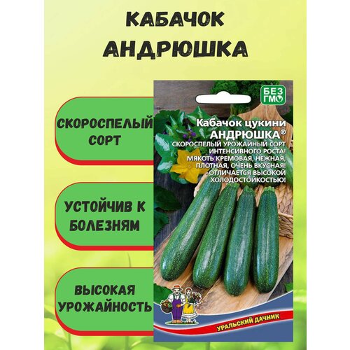 Кабачок цуккини Андрюшка 10 семян, Уральский дачник